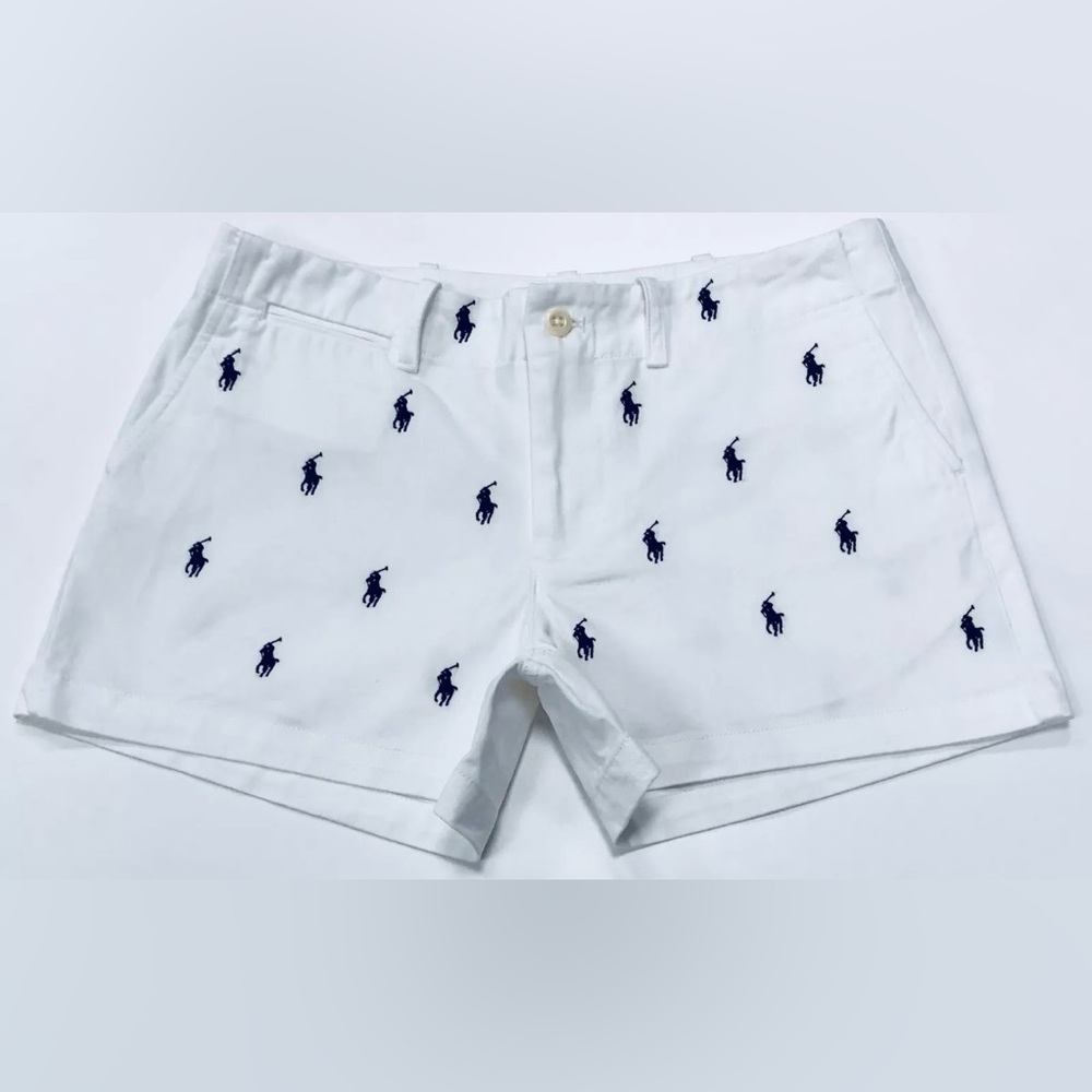 Ralph Lauren Women's Pony Shorts in White